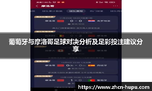 葡萄牙与摩洛哥足球对决分析及足彩投注建议分享